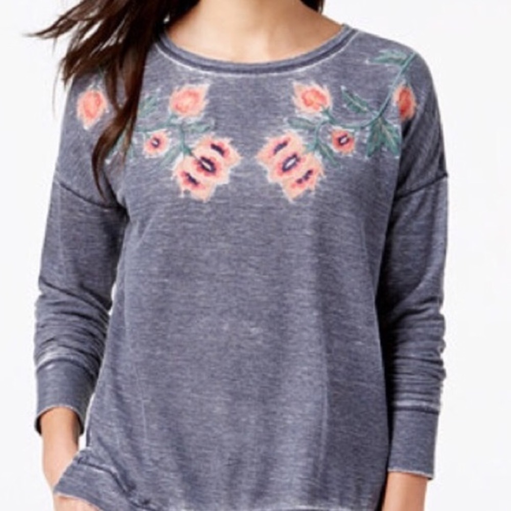Small Lucky Brand Embroidered Sweater